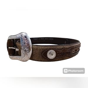 Nocona Genuine Leather Western Belt Size 40